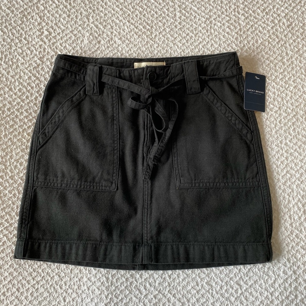 Lucky Brand Size 24 Mid Rise Utility Skirt